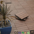 Wooden plastic base deck tile